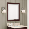Alaterre Furniture 24" Beveled Bath Vanity Mirror, Espresso AMIR00P0